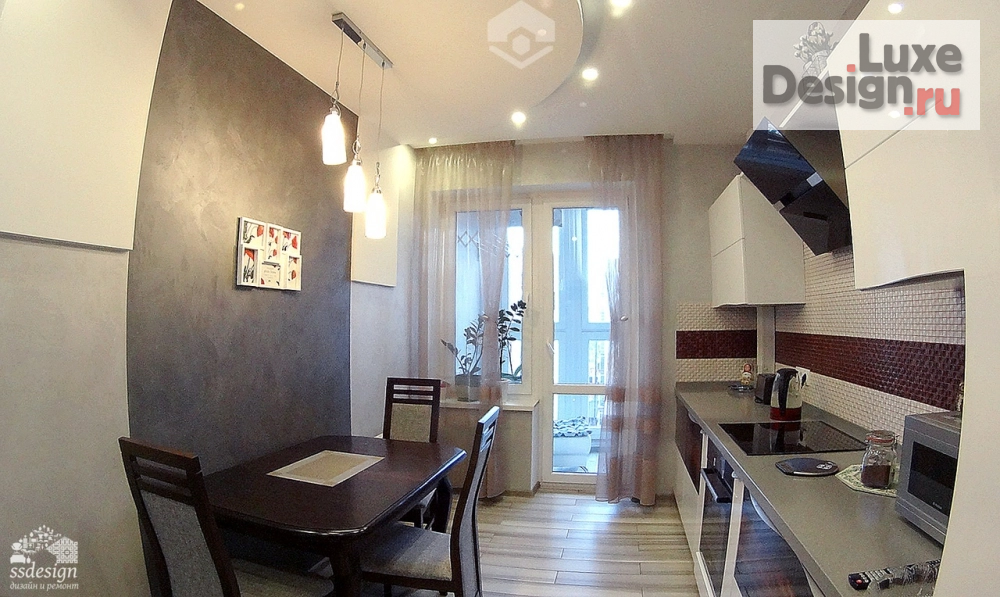 Дизайн интерьера однокомнатной квартиры "Современная квартира" (фото 4)