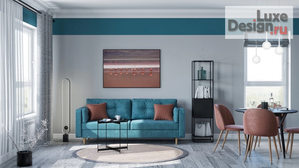 Дизайн интерьера гостиной "Дизайн-кухни-гостиной" (фото 1)