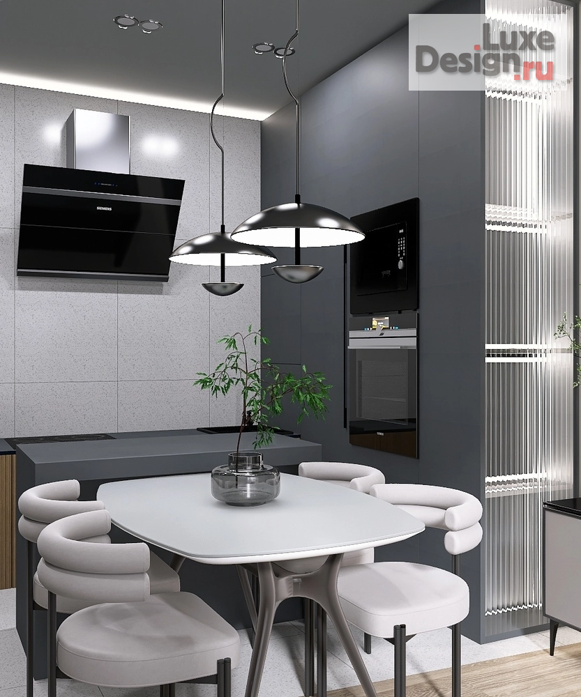 Дизайн интерьера трехкомнатной квартиры "Проект квартры для молодго человека в Санкт-Петербурге" (фото 5)