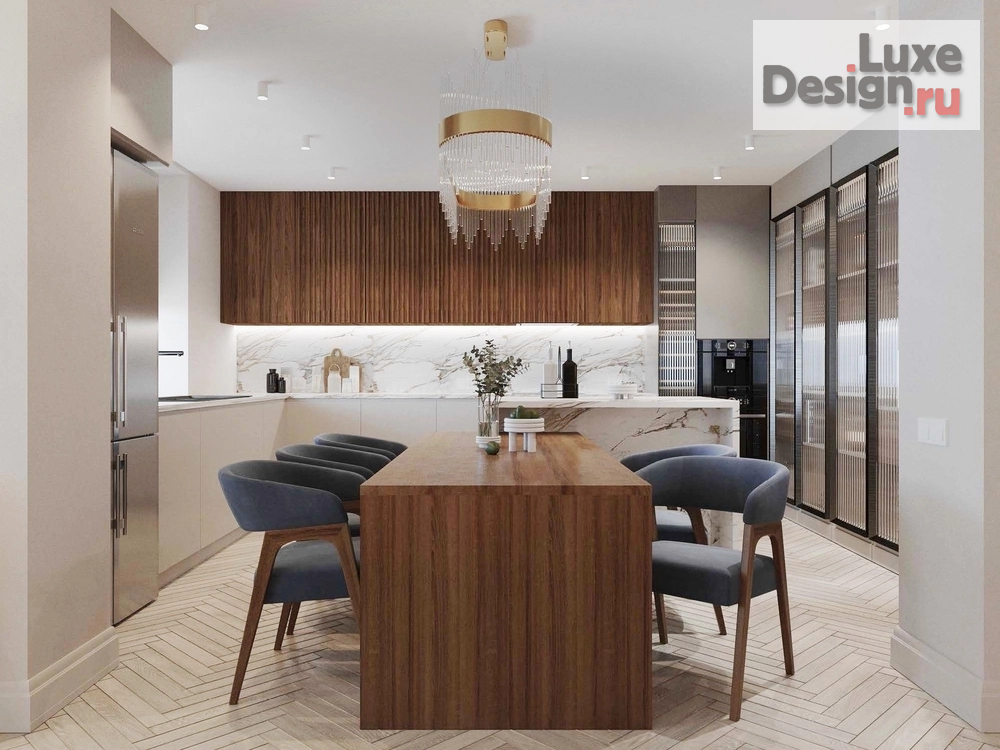 Дизайн интерьера четырехкомнатной квартиры "просторная квартира с двумя детскими" (фото 1)