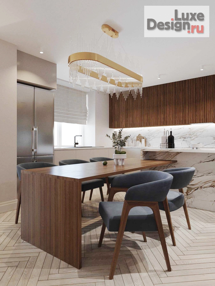 Дизайн интерьера четырехкомнатной квартиры "просторная квартира с двумя детскими" (фото 6)