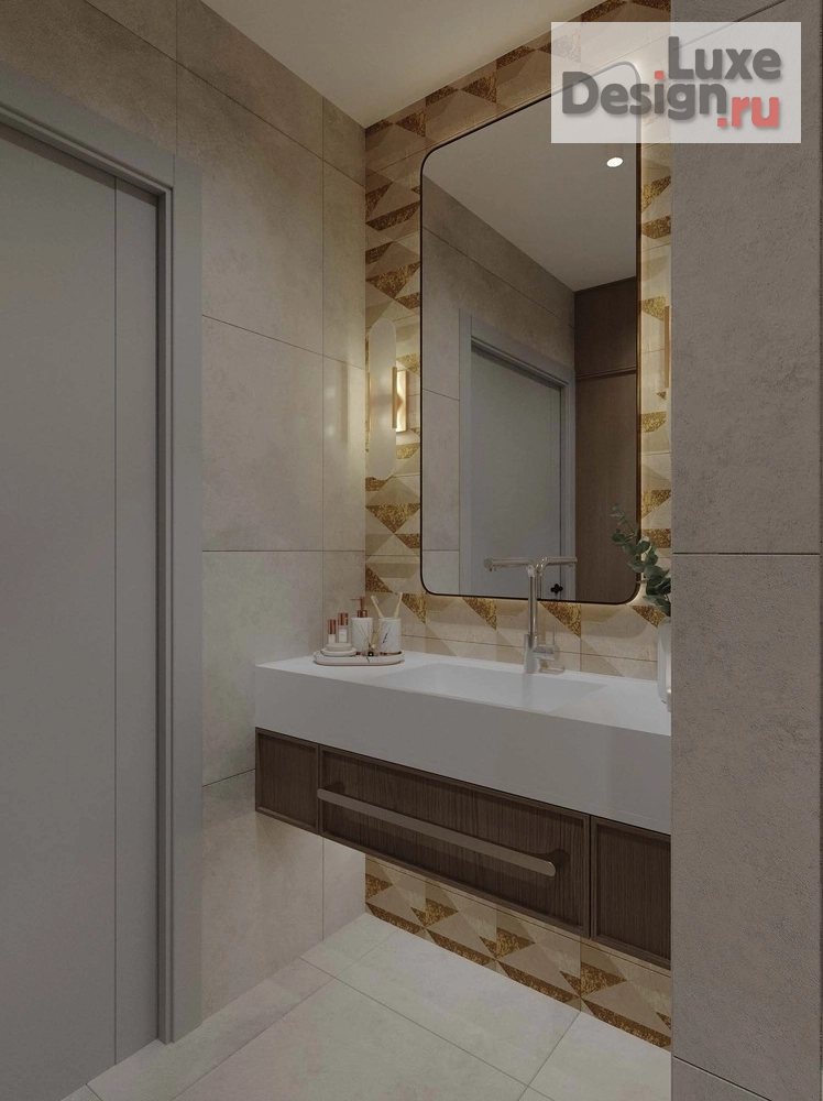 Дизайн интерьера четырехкомнатной квартиры "просторная квартира с двумя детскими" (фото 25)