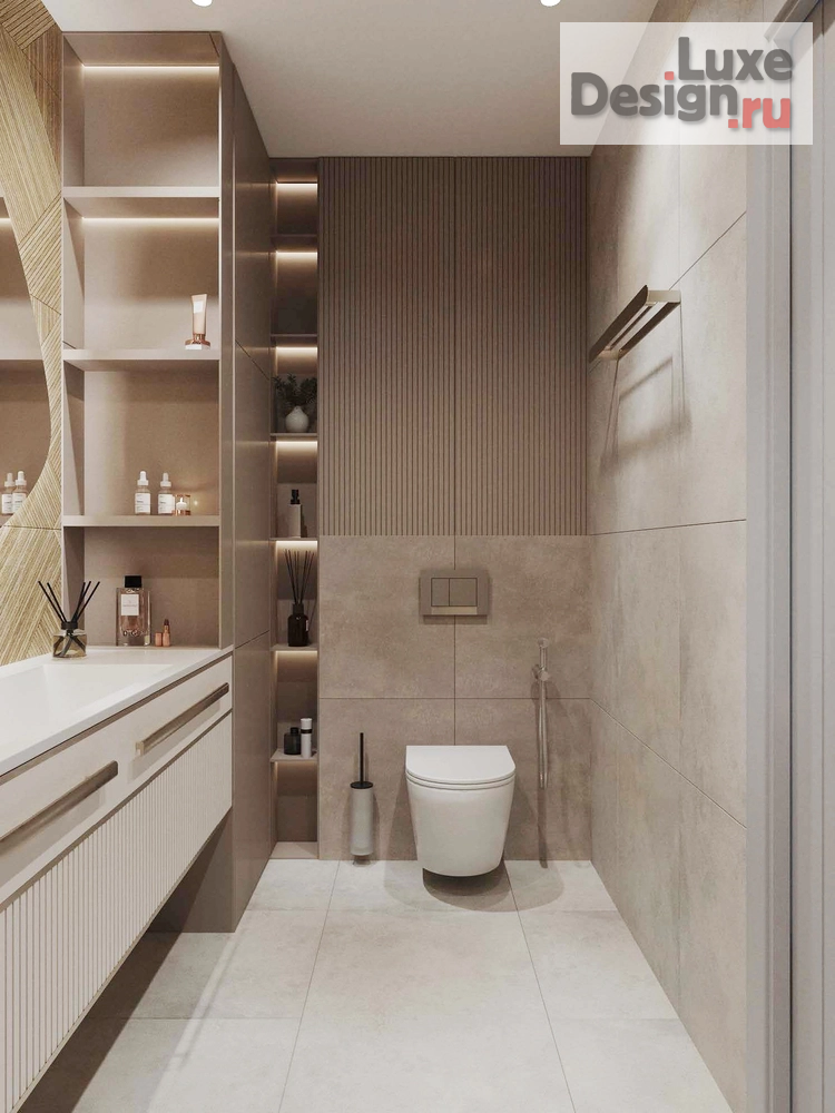 Дизайн интерьера четырехкомнатной квартиры "просторная квартира с двумя детскими" (фото 27)