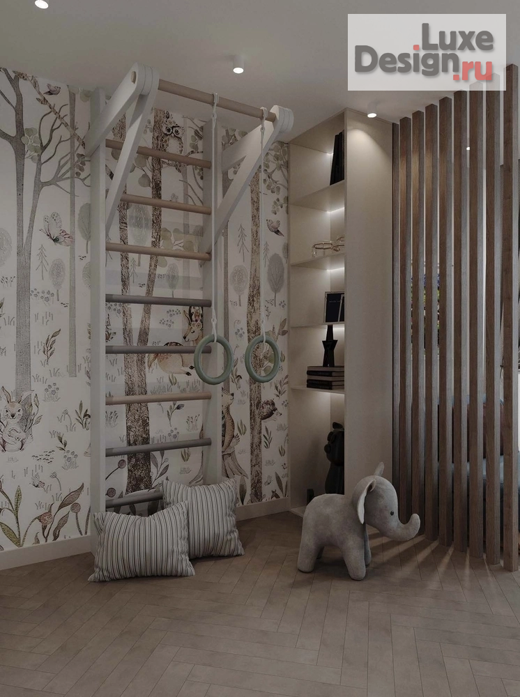 Дизайн интерьера четырехкомнатной квартиры "просторная квартира с двумя детскими" (фото 41)