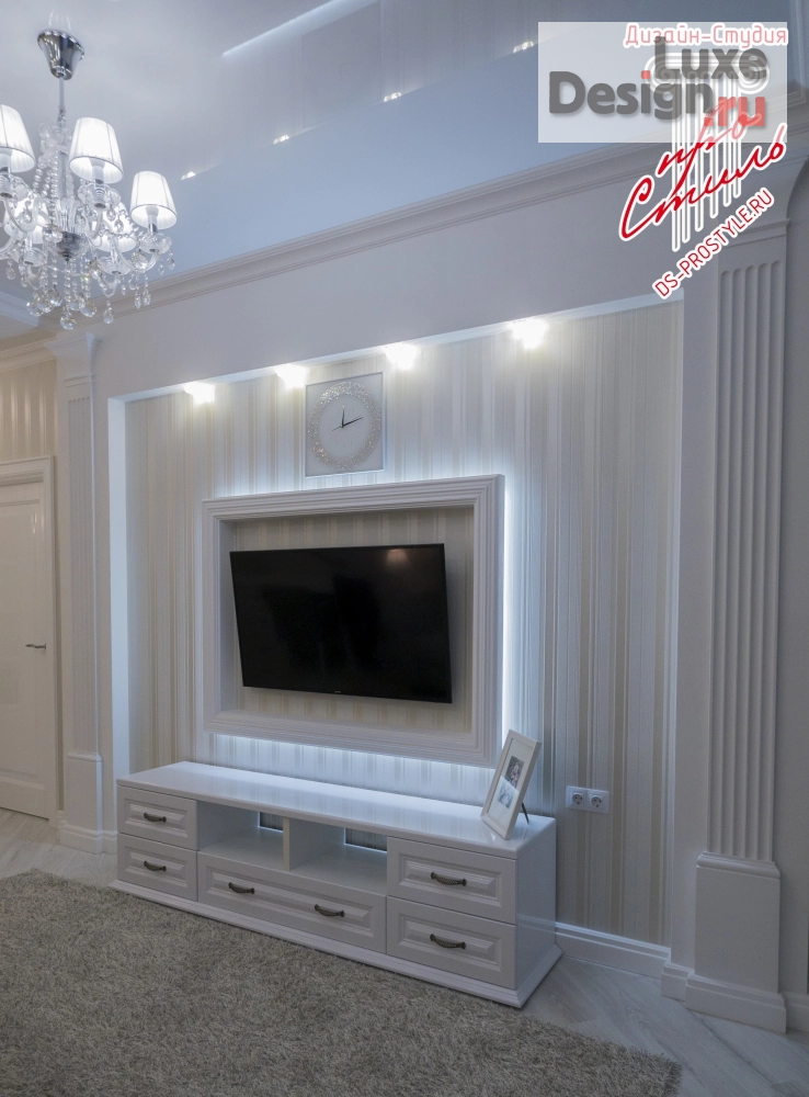 Дизайн интерьера гостиной "Гостиная в классическом стиле." (фото 11)