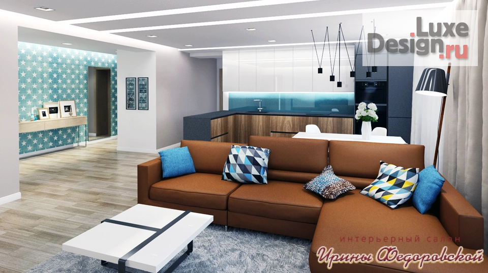 Дизайн интерьера двухкомнатной квартиры "Проект квартиры" (фото 1)