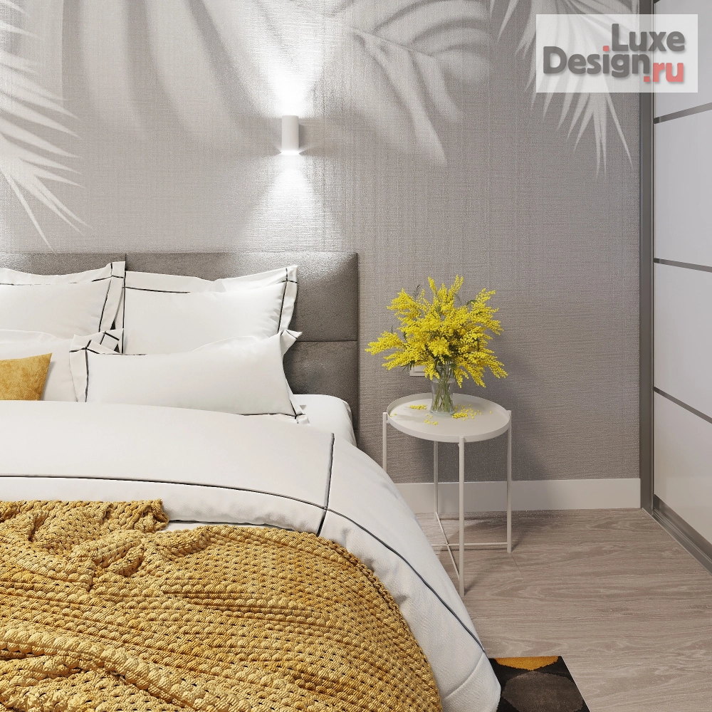 Дизайн интерьера двухкомнатной квартиры "Спальня" (фото 4)