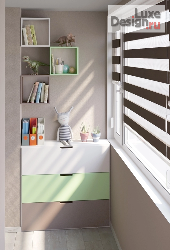 Дизайн интерьера четырехкомнатной квартиры "Детская" (фото 4)