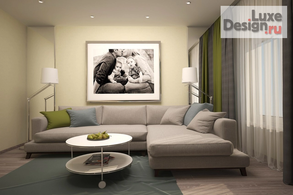 Дизайн интерьера гостиной "Проект гостиной" (фото 2)