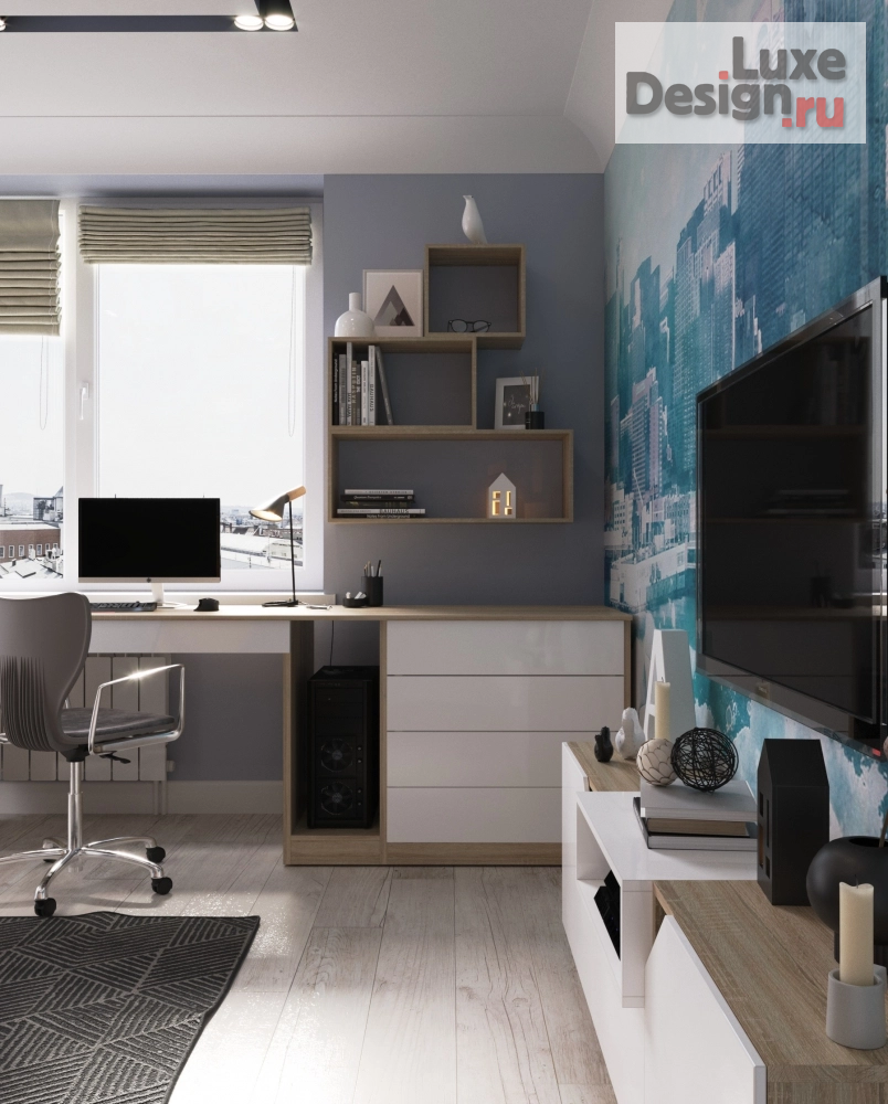 Дизайн интерьера двухкомнатной квартиры "Дизайн проект интерьера квартиры в г.Калининград" (фото 32)