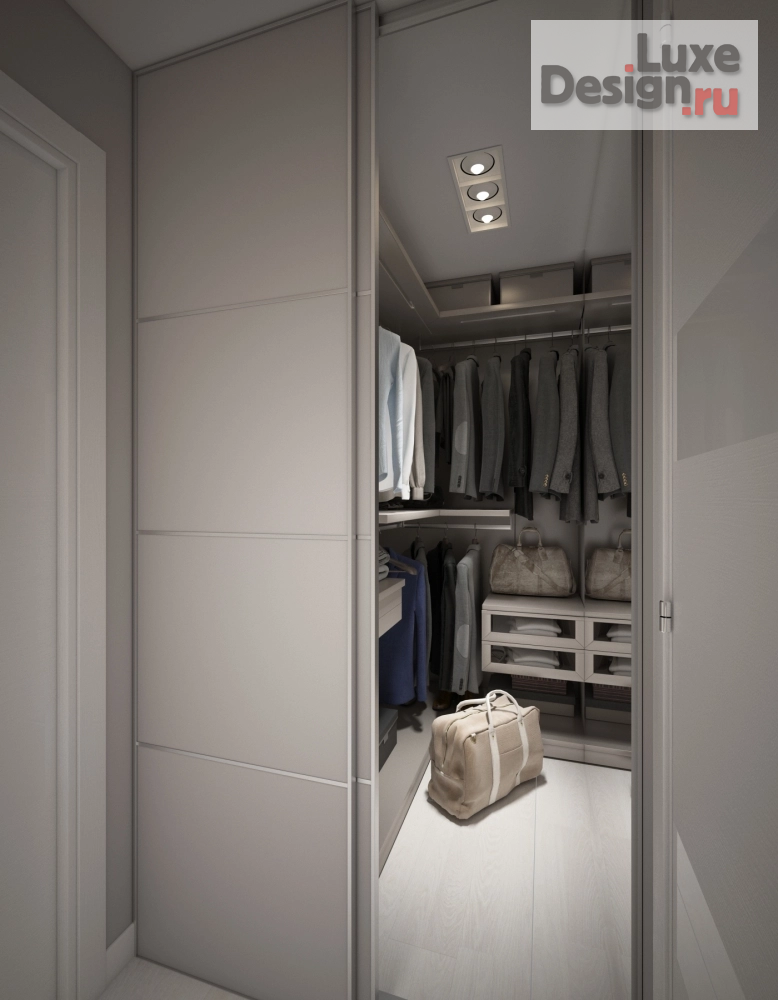 Дизайн интерьера трехкомнатной квартиры "Дизайн-проект  интерьера квартиры г.Мурманск, ул.Скальная" (фото 11)