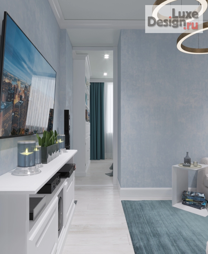 Дизайн интерьера двухкомнатной квартиры "Дизайн проект интерьера квартиры в г.Калининград" (фото 9)