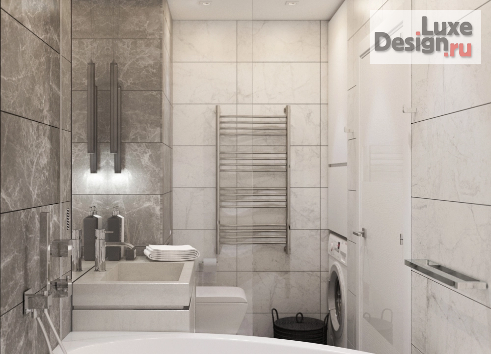 Дизайн интерьера трехкомнатной квартиры "Дизайн-проект  интерьера квартиры г.Мурманск, ул.Скальная" (фото 14)