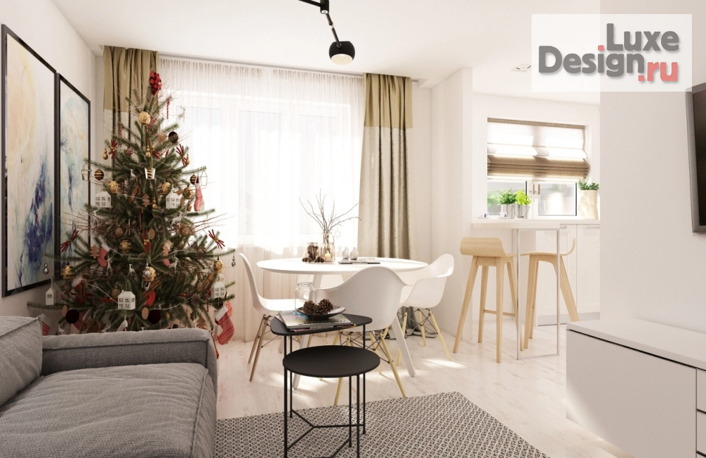 Дизайн интерьера трехкомнатной квартиры "Дизайн-проект квартиры в г.Мурманск" (фото 8)