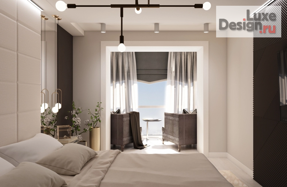 Дизайн интерьера трехкомнатной квартиры "Дизайн-проект  интерьера квартиры г.Мурманск, ул.Скальная" (фото 18)