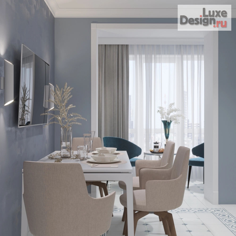 Дизайн интерьера двухкомнатной квартиры "Дизайн проект интерьера квартиры в г.Калининград" (фото 10)