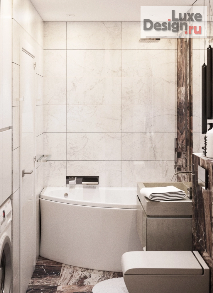 Дизайн интерьера трехкомнатной квартиры "Дизайн-проект  интерьера квартиры г.Мурманск, ул.Скальная" (фото 26)