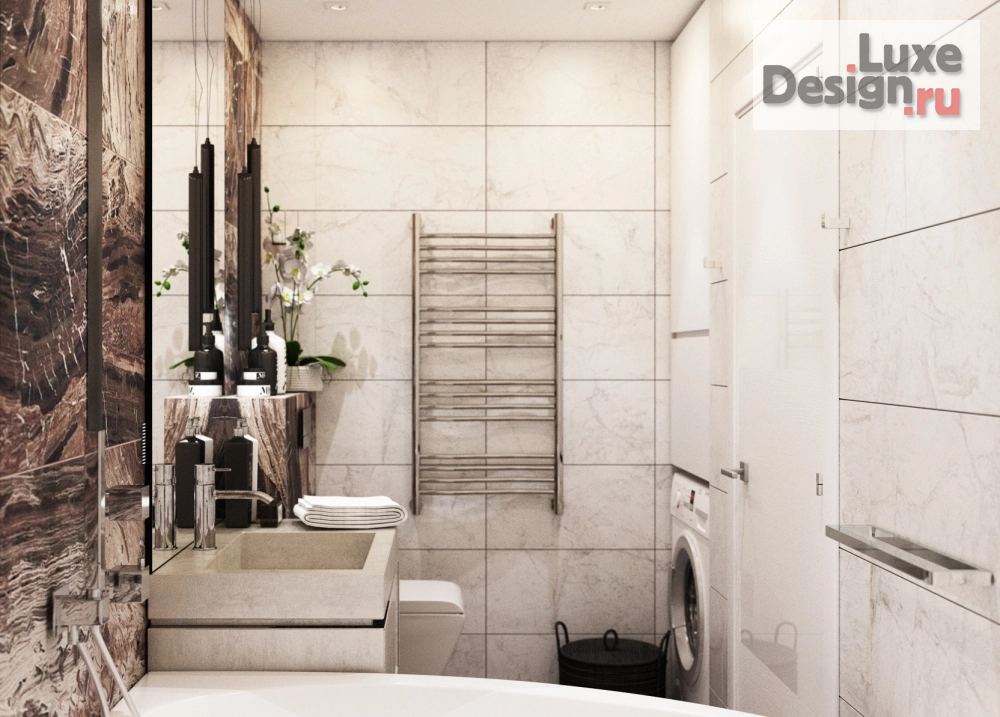 Дизайн интерьера трехкомнатной квартиры "Дизайн-проект  интерьера квартиры г.Мурманск, ул.Скальная" (фото 27)