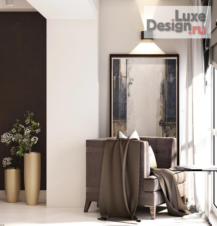 Дизайн интерьера трехкомнатной квартиры "Дизайн-проект  интерьера квартиры г.Мурманск, ул.Скальная" (фото 22)