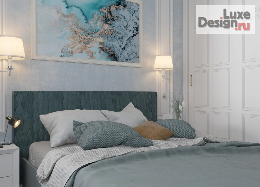 Дизайн интерьера двухкомнатной квартиры "Дизайн проект интерьера квартиры в г.Калининград" (фото 5)