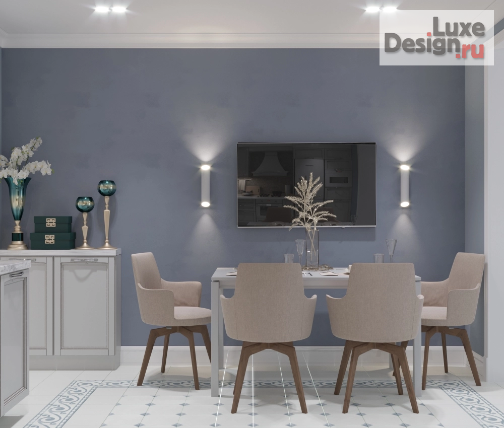 Дизайн интерьера двухкомнатной квартиры "Дизайн проект интерьера квартиры в г.Калининград" (фото 15)