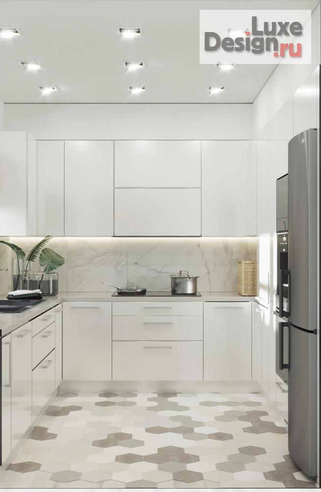 Дизайн интерьера четырехкомнатной квартиры "Дизайн проект интерьера квартиры в г. Мурманск " (фото 7)