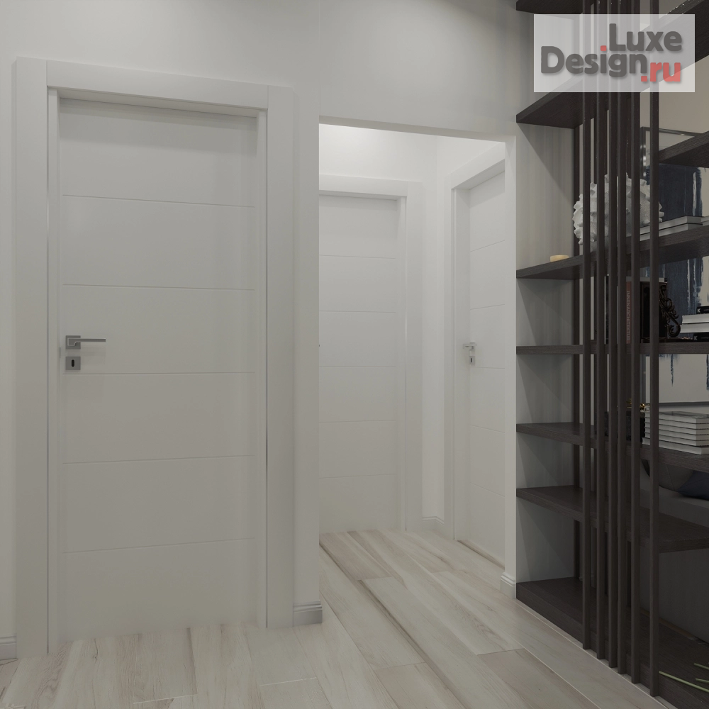 Дизайн интерьера четырехкомнатной квартиры "Дизайн проект интерьера квартиры в г. Мурманск " (фото 8)